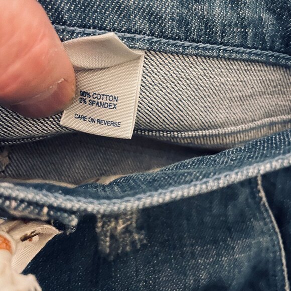 NWT Rare VTG Frankie B Pink Crystal Butterfly Pocket Jean Size 10 32" X 34" - Picture 8 of 10